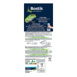 Mastic d’étanchéité spécial cuisine translucide Joint Parfait tous matériaux, cartouche de 280 ml-Bostik Hot