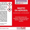 Mastic en aérosol 400 ml coloris gris^