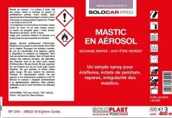 Mastic en aérosol 400 ml coloris gris^