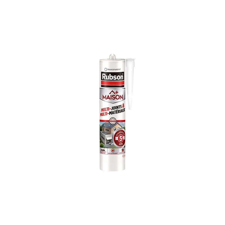 Mastic Maison Multi Usages & Matériaux transparent Cartouche 280ml-Rubson Online