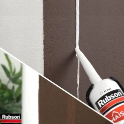 Mastic murs et fenêtres blanc 280ml^Rubson Discount