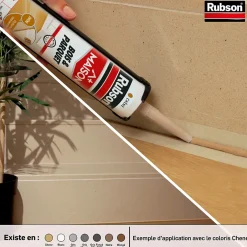Mastic pour parquet RAL7016 280ml-Rubson Best