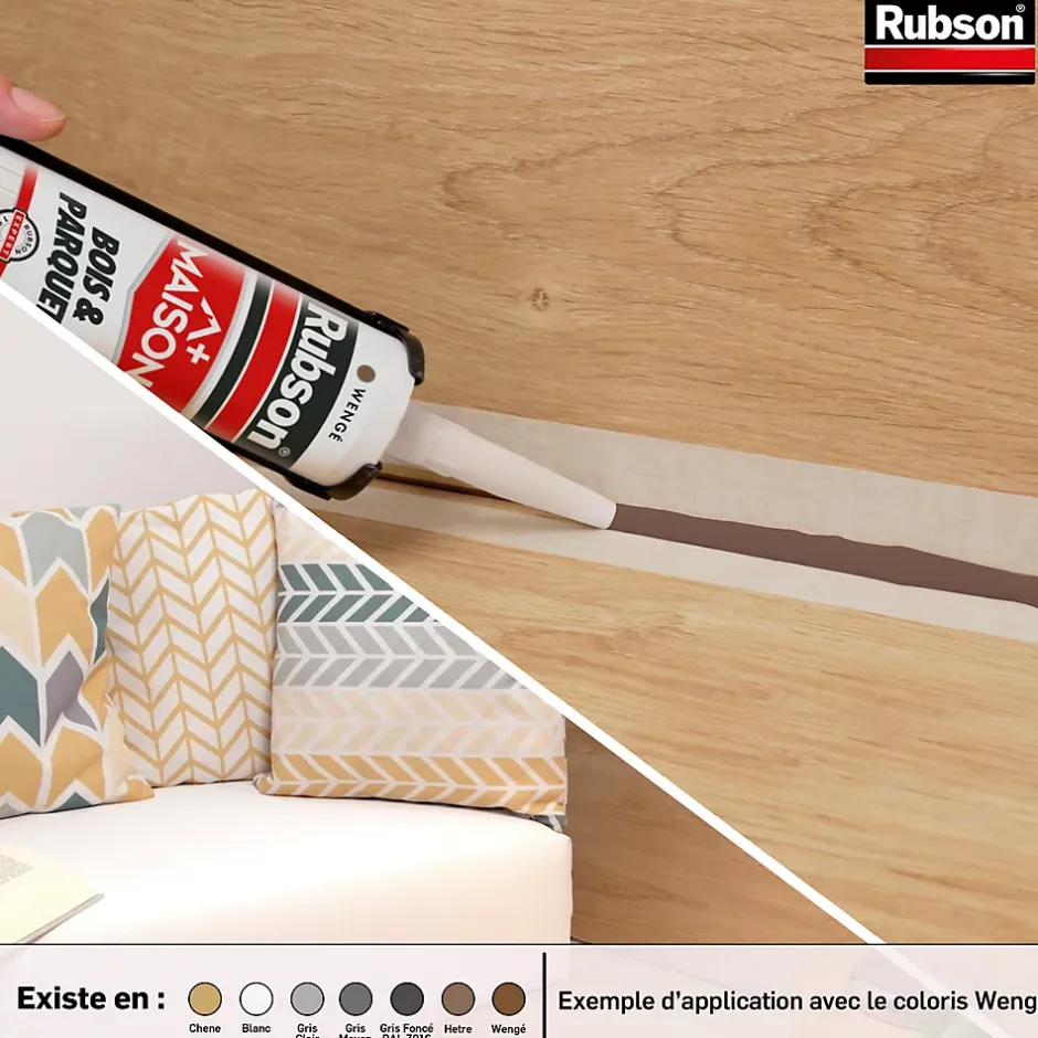 Mastic pour parquet chêne 280ml^Rubson Outlet