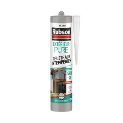 Mastic Pure Extérieur blanc cartouche 280ml^Rubson New