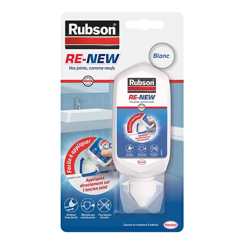 Mastic Re-New tube blanc 80ml-Rubson Sale
