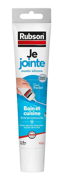 Mastic Sanitaire Je Jointe transparent tube 50ml-Rubson Sale