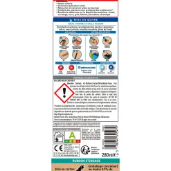 Mastic Sanitaire Salle de bains Saine granite cartouche 280ml-Rubson New