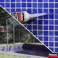 Mastic Special Materials Piscine transparent cartouche 280ml-Rubson Best