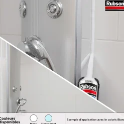 Mastic salle de bain Jointe&Colle blanc 280ml^Rubson Sale