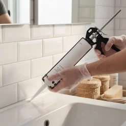 Mastic silicone intérieur blanc 300ml^ Best