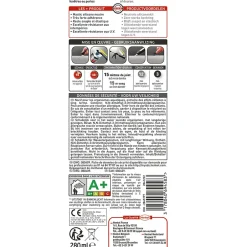 Mastic vitrier coloris blanc 280ml-Rubson Online