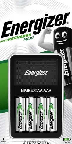 Maxi chargeur + 4 aa 2000mah^Energizer Sale