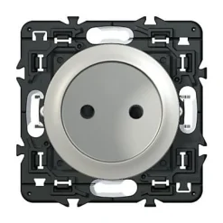 Mécanisme de prise de courant sans terre Céliane 16A titane^Legrand