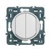 Mécanisme double poussoir Céliane 6A blanc-Legrand Outlet