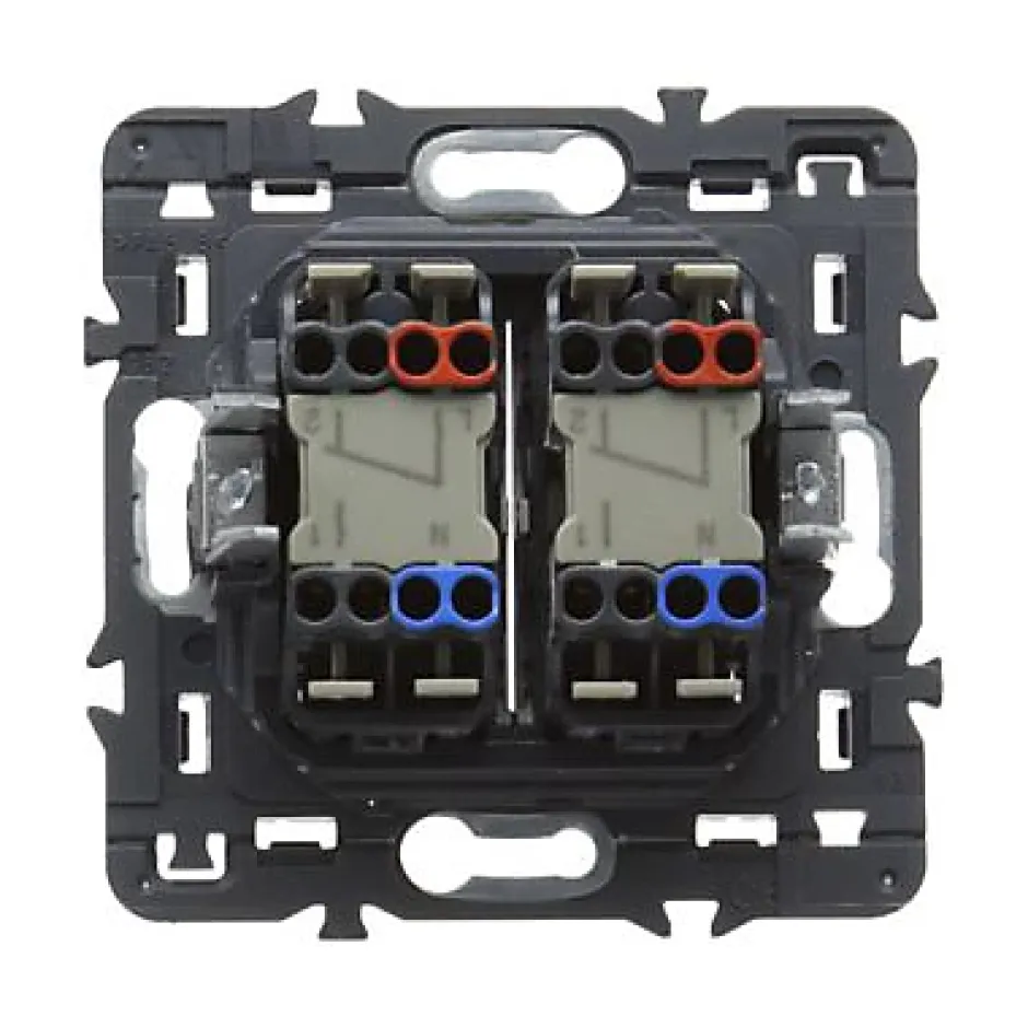 Mécanisme double va-et-vient à voyant Céliane graphite-Legrand Hot