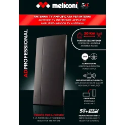 - Antenne TV amplifiée d'intérieur AD PROFESSIONAL R1 USB - Portée 20kms - Signaux numériques DVBT/DVB-T2 - Filtres 4G 5G^Meliconi Outlet