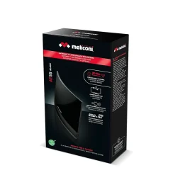 - Antenne TV amplifiée d'intérieur AT55 BLACK R1 USB - Portée 30kms - Signaux numériques DVBT/DVBT2 - Filtres 4G 5G^Meliconi Best