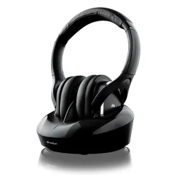 - Casque TV analogique et numérique HP DIGITAL PLUS - sans fil avec station d'accueil - Noir - Autonomie 8h - Portée 100m^Meliconi Online