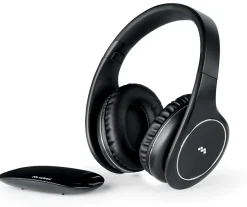 - Casque TV analogique et numérique HP DIGITAL SMART - sans fil avec base émettrice compacte - Autonomie 8h - Portée 100m^Meliconi Best