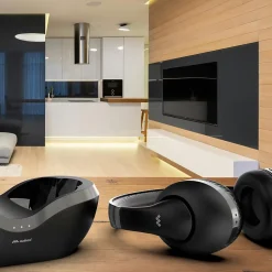 - Casque TV Bluetooth - HP FLASH BASE - sans fil avec station d'accueil - Autonomie 75h - Portée 10m-Meliconi Hot