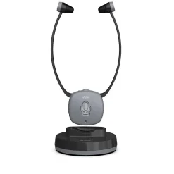 - Casque TV EASY AUDIO - sans fil avec station d'accueil et de charge - Autonomie 15h - Portée 20m^Meliconi