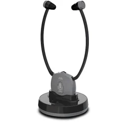 - Casque TV EASY AUDIO - sans fil avec station d'accueil et de charge - Autonomie 15h - Portée 20m^Meliconi