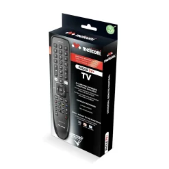 - Télécommande universelle FACILE TV+ - 100% fonctions d'origine - Corps en gomme antichoc - Accès direct Netflix et Prim-Meliconi