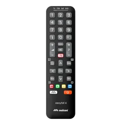 - Télécommande universelle EASYTEL 4 pour 4 appareils TV, SAT, TNT, DVD, BOX - 100% fonctions d'origine - Touche Netflix^Meliconi Outlet