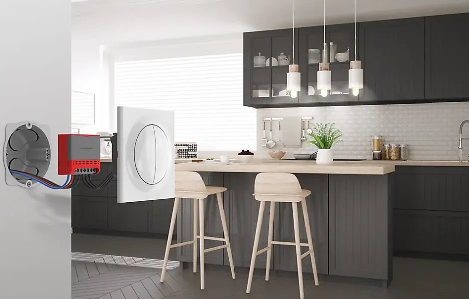 Micro module de commande éclairage Wifi pour interrupteur double- Clearance