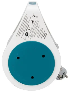 Mini enrouleur 2 prises P+T + 2 USB - 7m - Bleu -^Zenitech Outlet