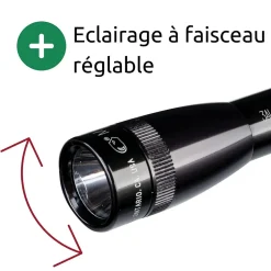 Mini Lampe torche LED 2x piles AAA - Noir^Maglite