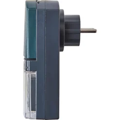 Minuterie digitale extérieure à programmation hebdomadaire gris^LAP