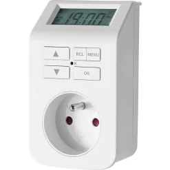 Minuterie digitale intérieure à programmation hebdomadaire blanc-LAP Clearance