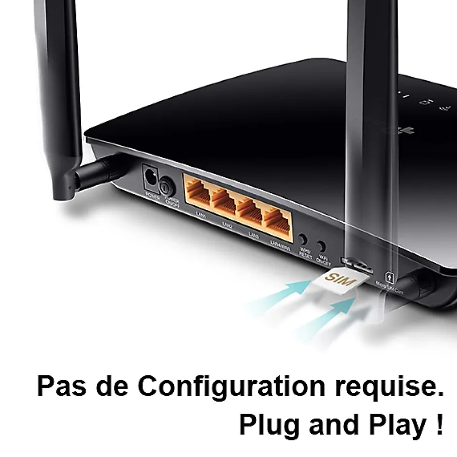 Modem/routeur 4G LTE WiFi N 300 Mbps-TP-Link Clearance