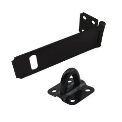 Moraillon et demi-anneau Noir 150 mm-Smith & Locke Discount