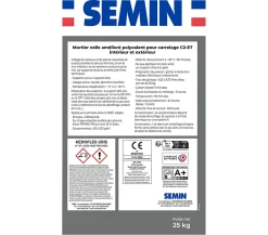 Mortier Colle Polyvalent pour Carrelage Kedoflex Gris , Intérieur/Extérieur, sac de 25 kg, lot de 3-Semin Sale