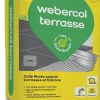 Mortier- colle pour carrelage (C2E) COL TERASSE - Sac de 25 Kg - GRIS^Weber New