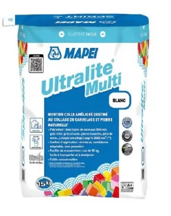 Mortier colle ULTRALITE MULTI - Gris - sac de 15kg^Mapei New
