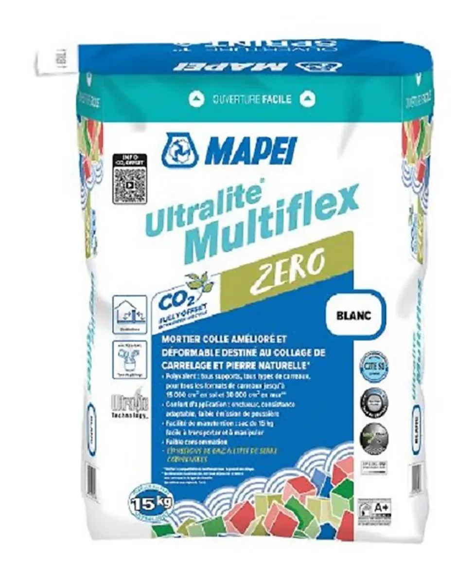 Mortier colle ULTRALITE MULTIFLEX - Coloris: Gris-Mapei