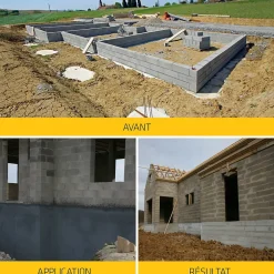 Mortier d'imperméabilisation enduit fondation 25kg-Sika Clearance