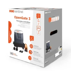 Motorisation à crémaillères OpenGate3 pour portail coulissant-SCS Sentinel New