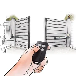 Motorisation à vérins OpenGate1 pour portail battant-SCS Sentinel Hot