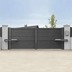 Motorisation connectée à vérins pour portail à battants : 2.5m/250kg par battant - XV250 + 2 télécommandes OFFERTES - Umii-Extel