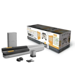 Motorisation connectée à vérins pour portail à battants : 2.5m/250kg par battant - XV250 + 2 télécommandes OFFERTES - Umii-Extel