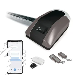 Motorisation connectée porte de garage STRÖMMA 600, max 75kg, guidage par chaîne-Avidsen