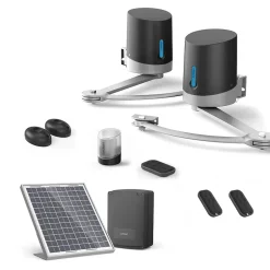 Motorisation pour portail à battants ORANE SE + kit solaire + 2 télécommandes supplémentaires (3 en tout)^Avidsen Online