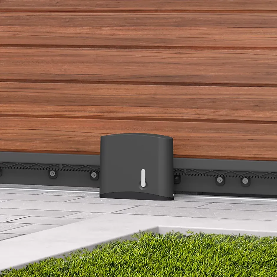 Motorisation solaire avec digicode Zenia pour portail coulissant 4 m-Avidsen Discount