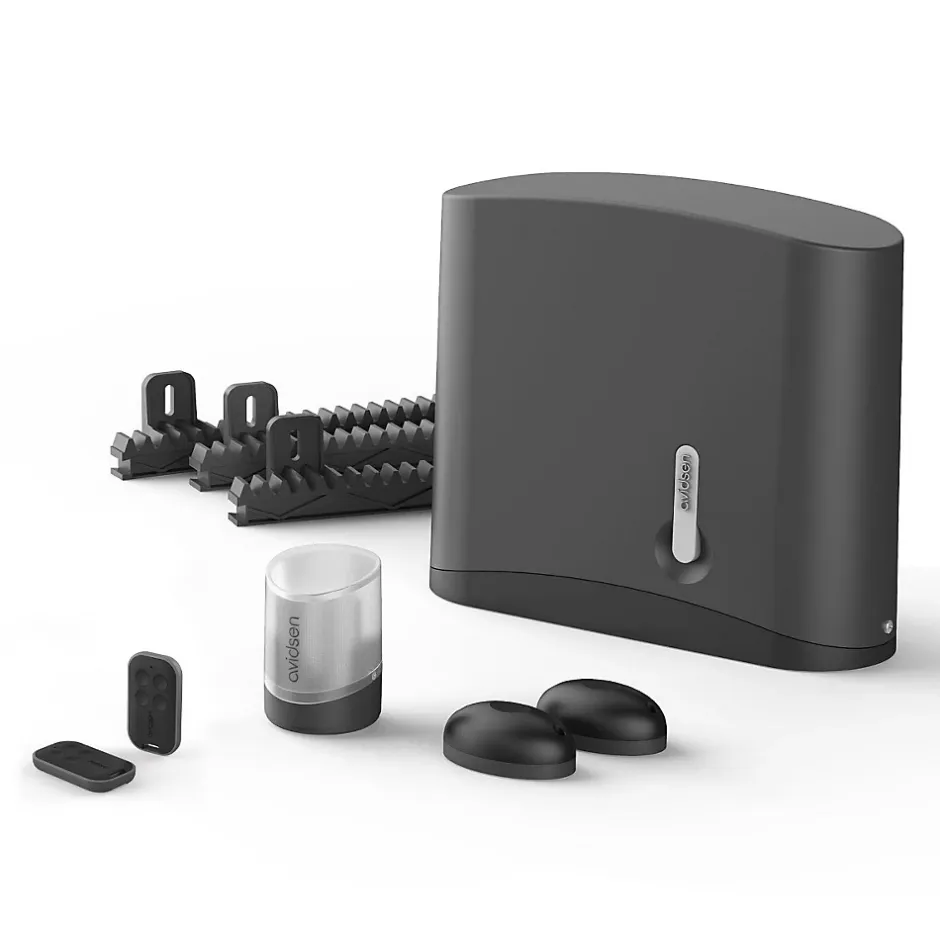 Motorisation solaire avec digicode Zenia pour portail coulissant 4 m-Avidsen Discount