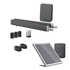 Motorisation solaire pour portail à battants - Moteur à vérins - Teha SE^Avidsen Outlet