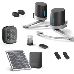 Motorisation Solaire pour portail battants ORANE SE+ Digicode + 2 télécommandes supplémentaires (3 en tout)-Avidsen Best